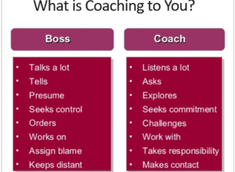 Think and Lead Like a Coach Not a Boss