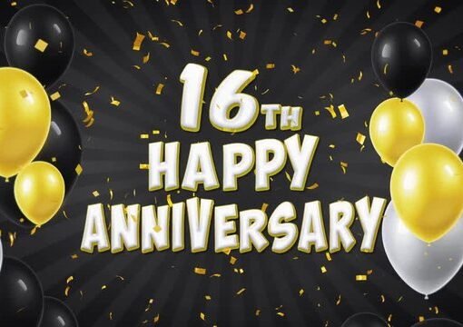 Sweet 16 – Blog Anniversary